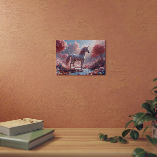 Unicorn dream candy Aluminum Wall Panel